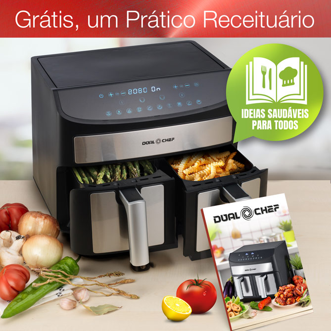 Fritadeira sem Óleo Air Fryer DualHeat Preta - 324.692.00.01